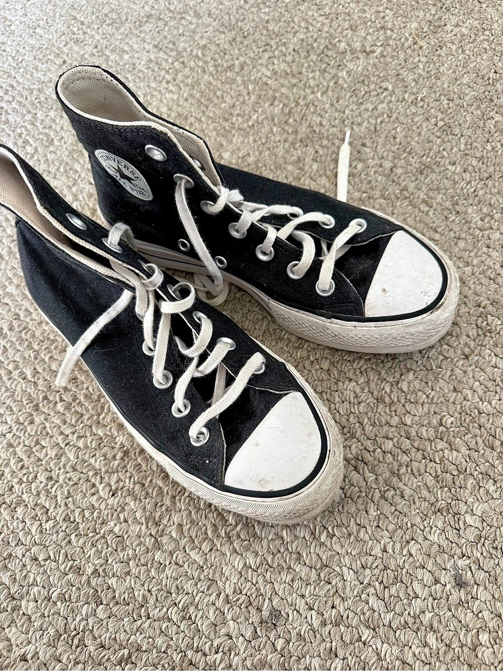 Converse Chuck Taylor All Star High Top Sneakers Black & White US 5.5